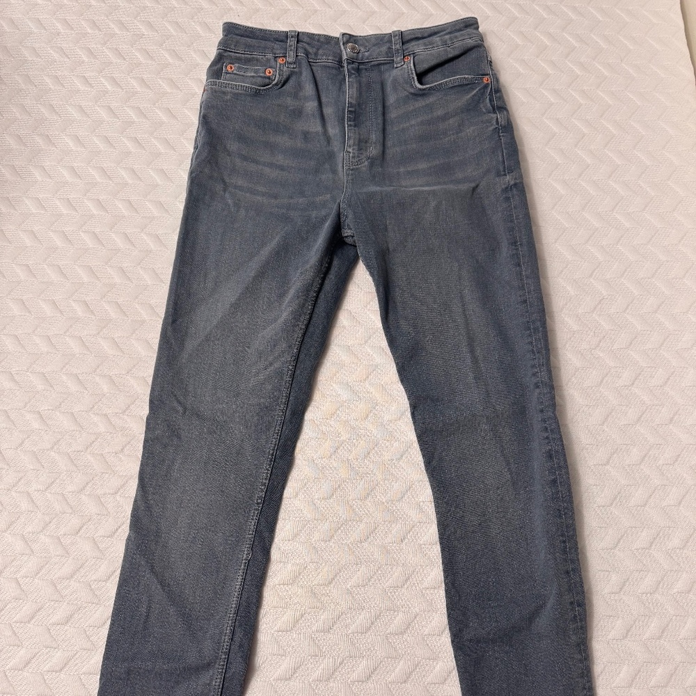 Zara grey skinny jeans